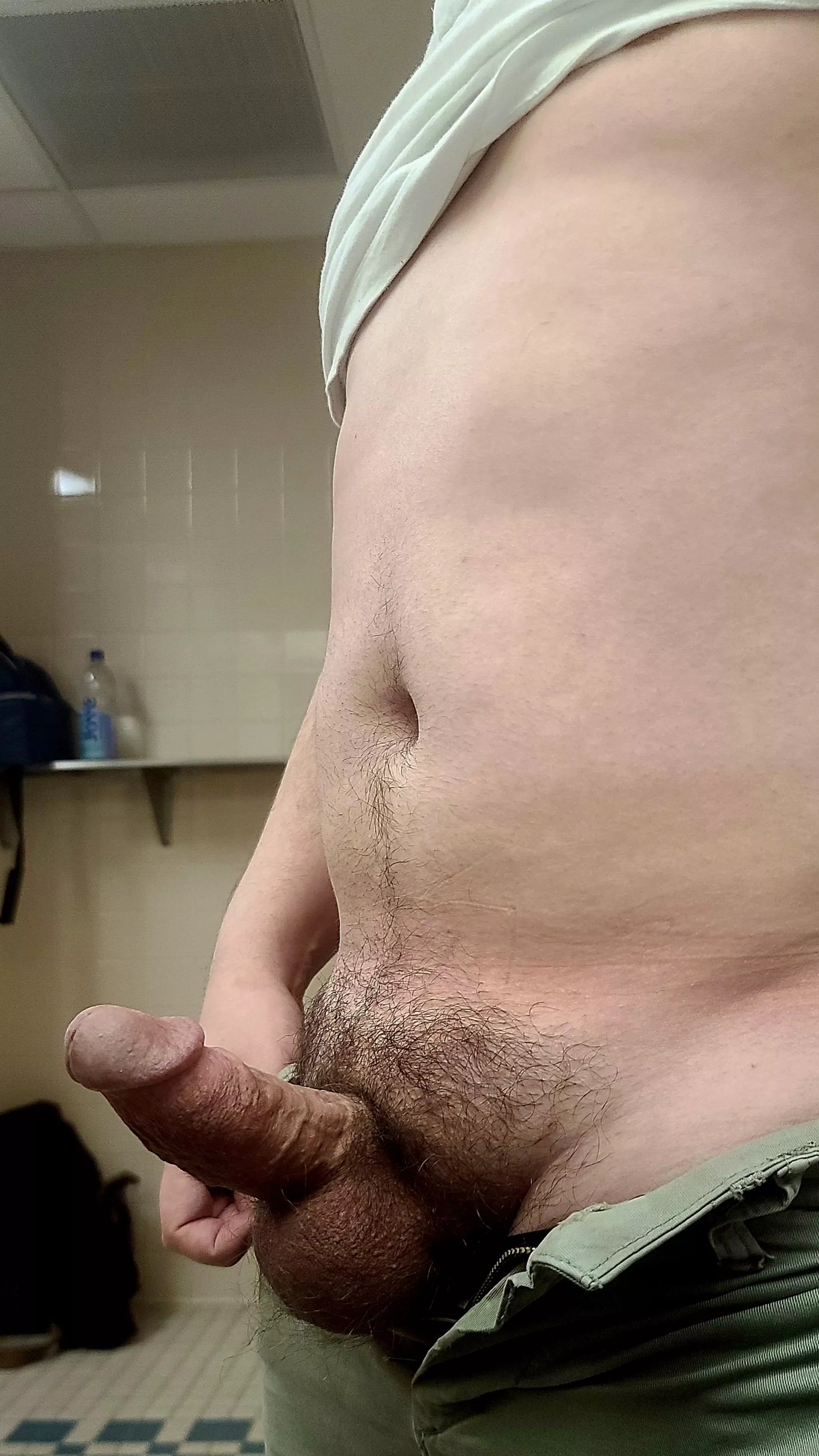 Hard at work last night