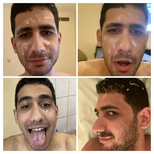 I want to make a video where I answer your questions while there's cum on my face. So put your questions here and I'll answer them next facial 😊