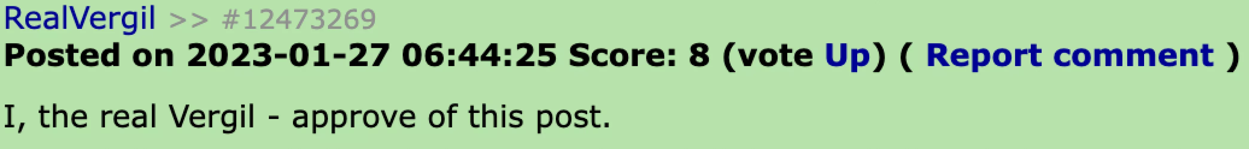 It's another site, but sure it's funny