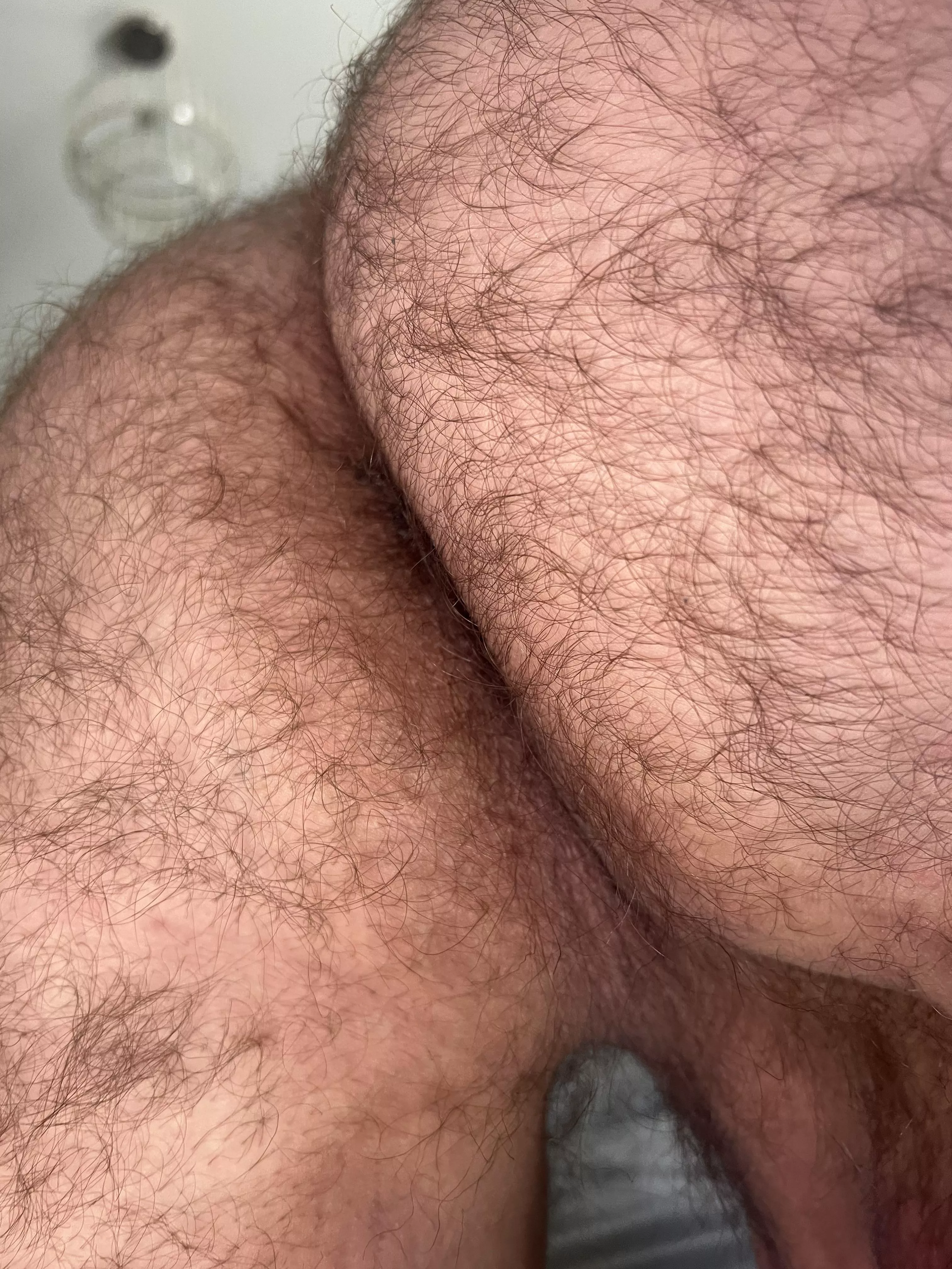 Just a hairy guy all over