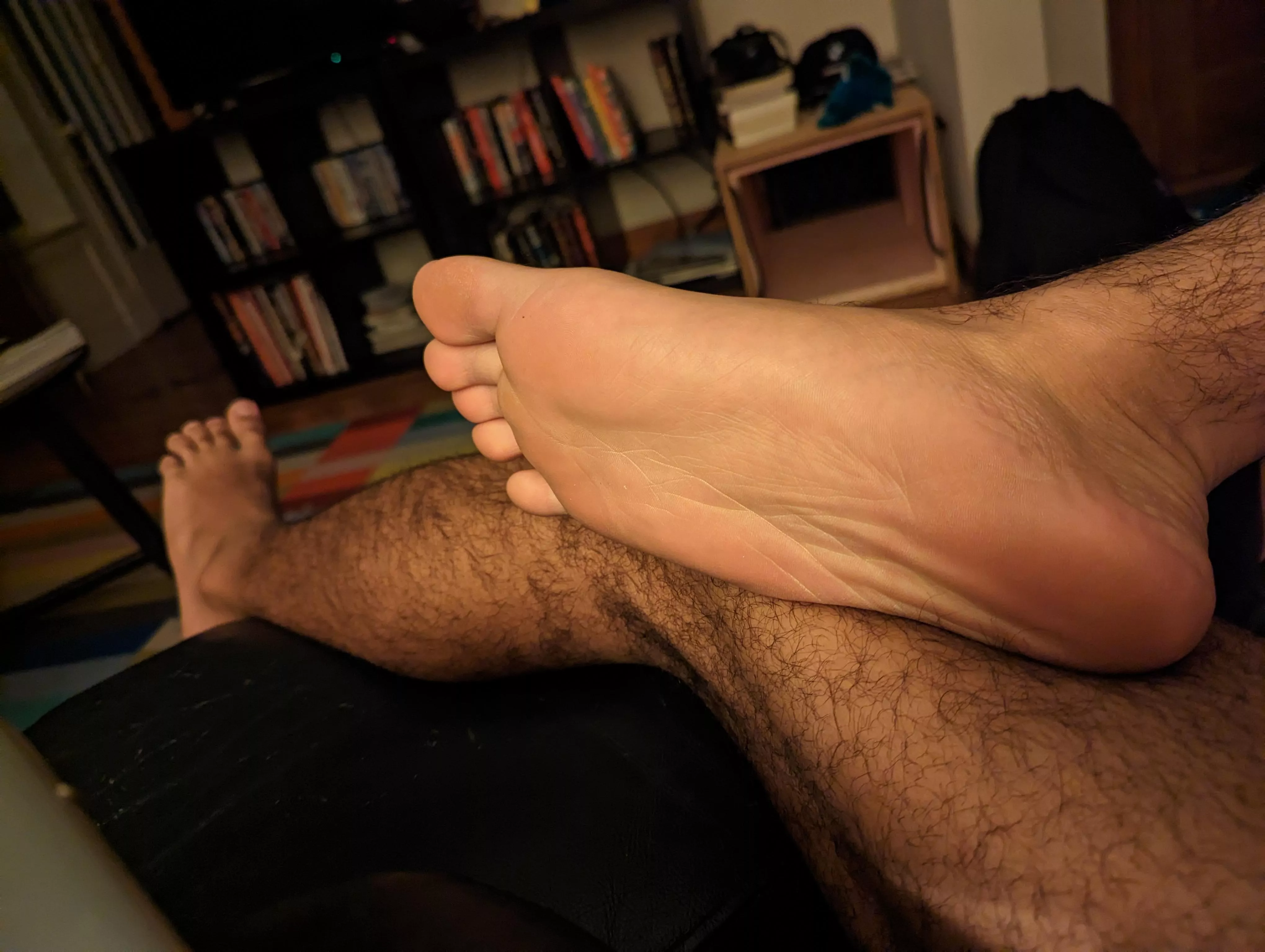 Just relaxing one night.