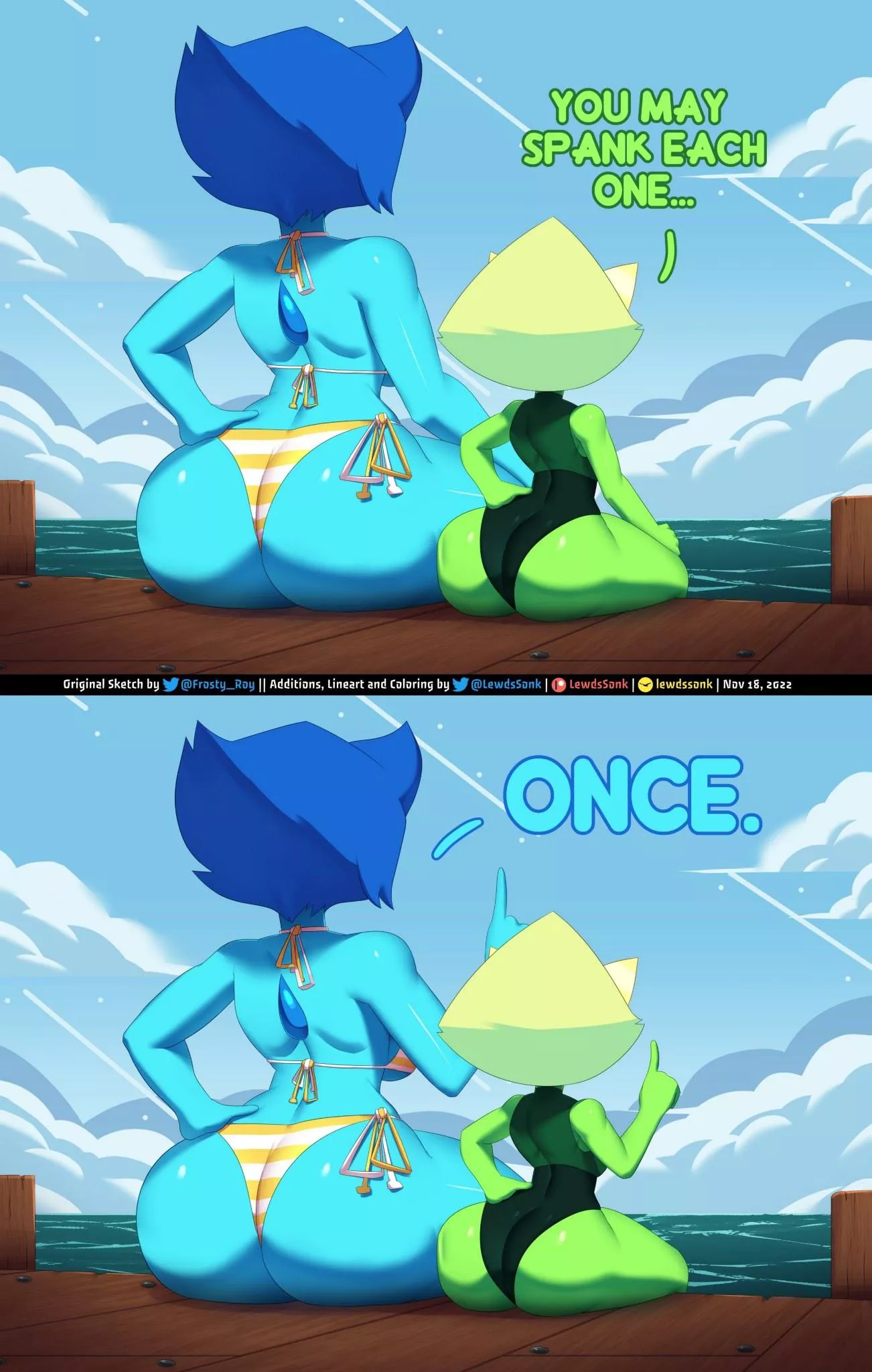 lapis and peridot