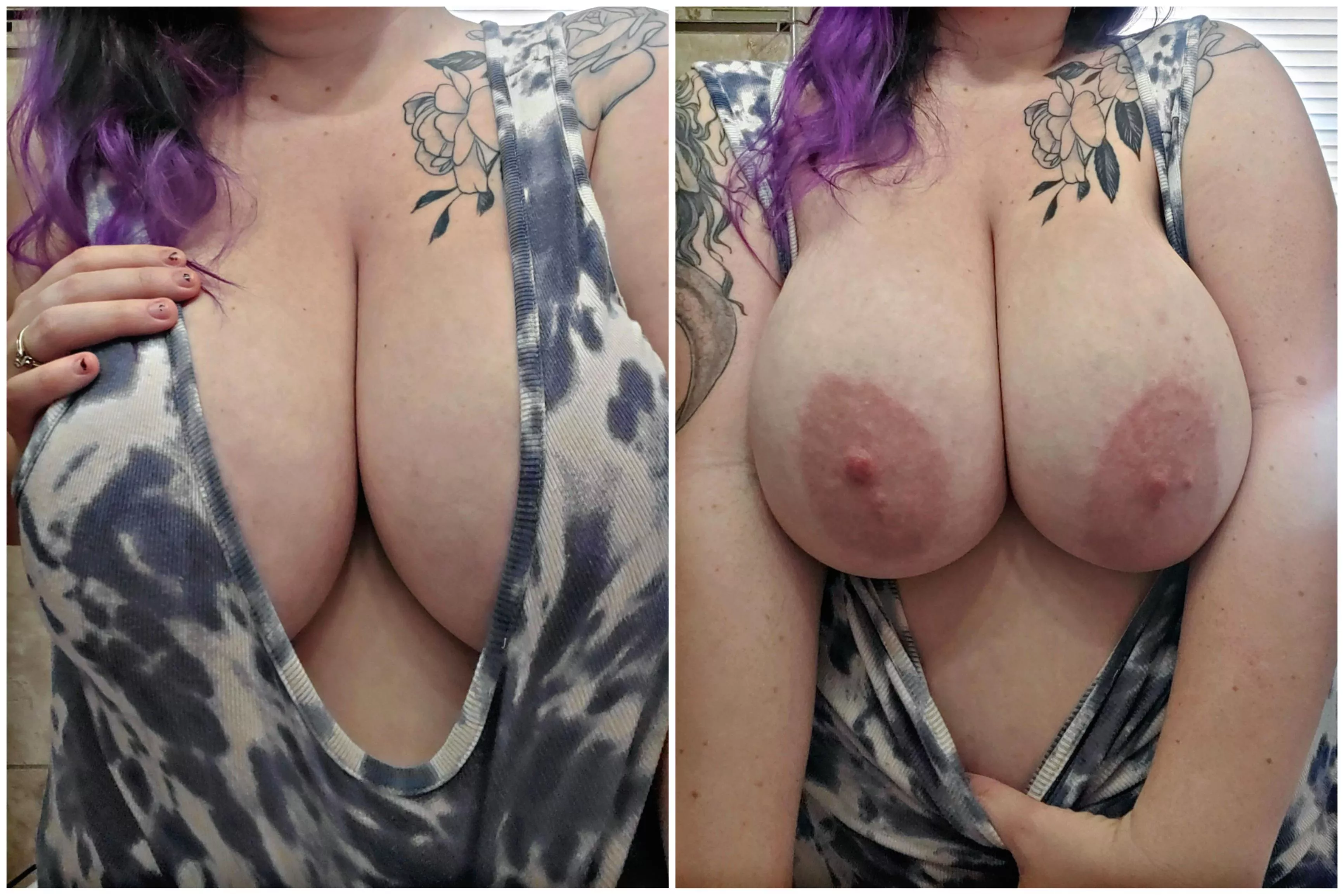 Love easy access in stretchy shirts 😜