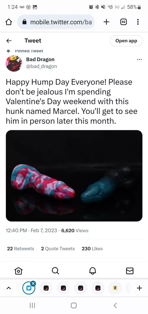 New toy, Marcel the Croc? coming in February