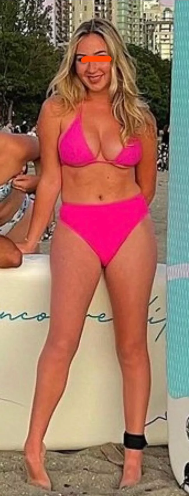 Pink bikini