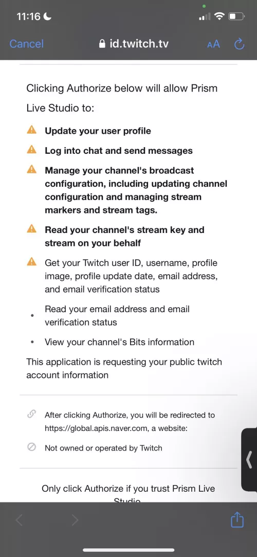 Prism Live Studio Streaming