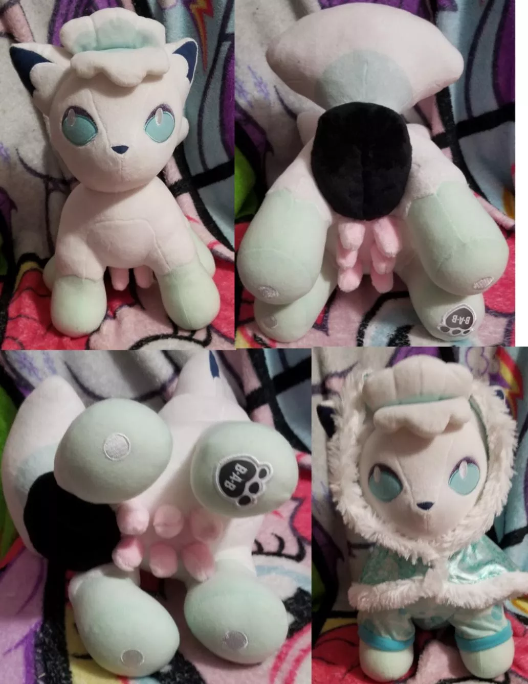 Recently commissioned NSFW fuckable female feral Pokemon Alolan Vulpix with useable canine pussy/cookie and six teats or nipples [f] (Furrysale)