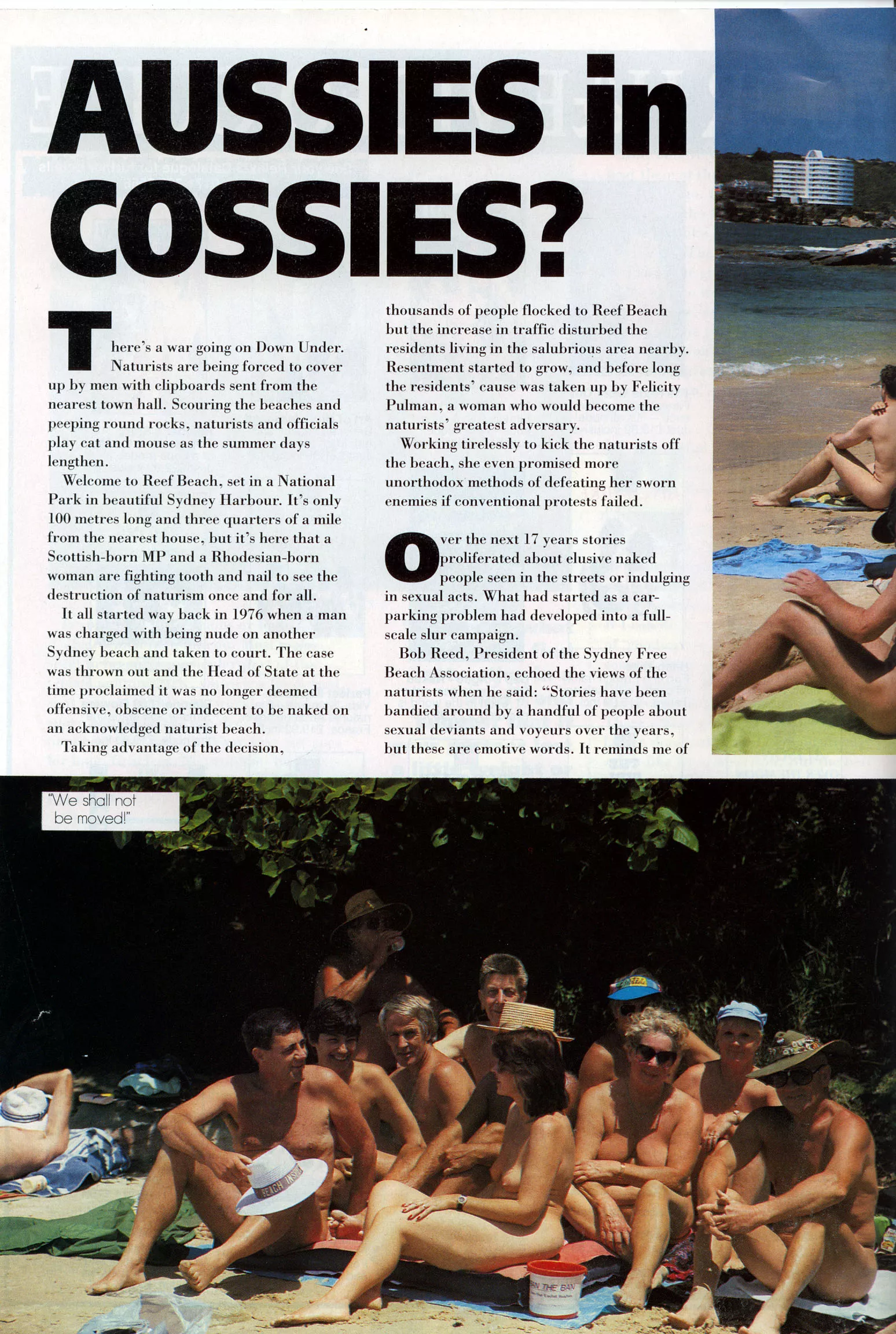 Reef Beach, NSW, Australia, textile since 1996 (H&E)