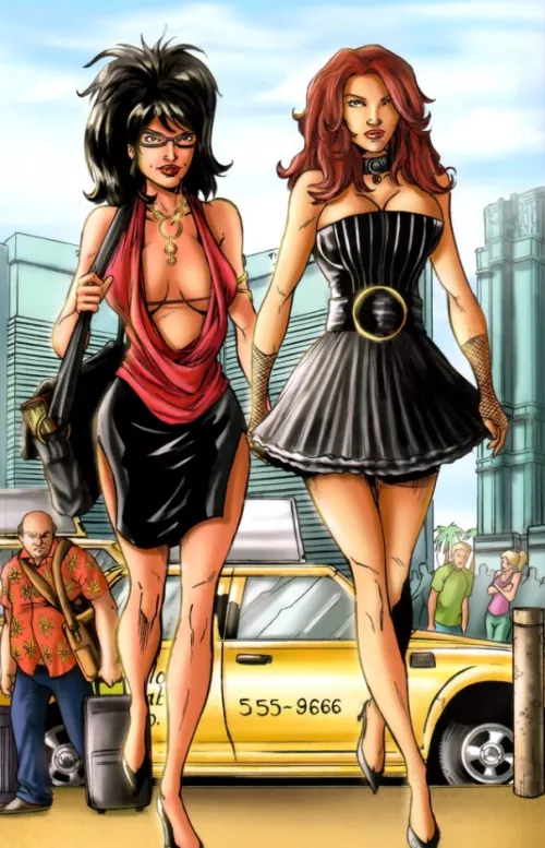 Sela and Belinda in Vegas [Grimm Fairy Tales Las Vegas Annual]