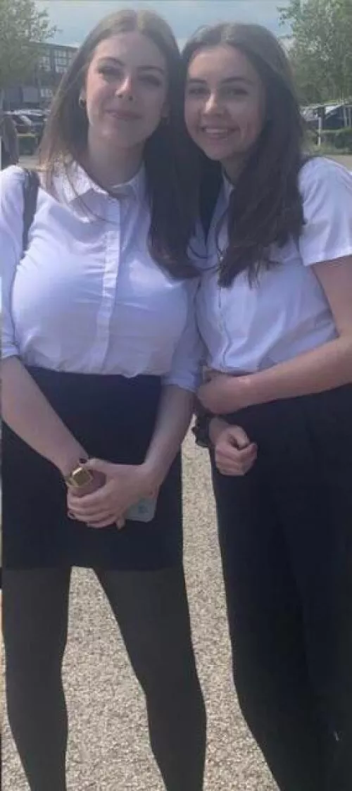 Strained buttons, the middle one holding on like a champ