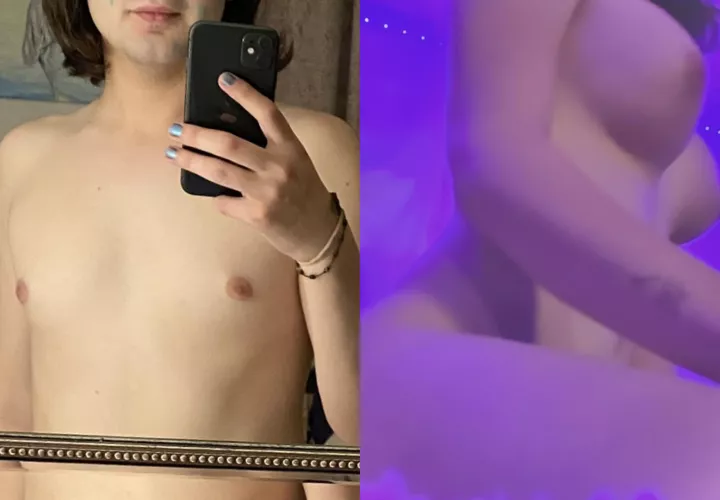 (TS) | 2021: “I wonder what It feels like to paint my nails 🤔” …. 2023: “I wonder if daddy would fuck me more if I went up to 1000cc 🥰”