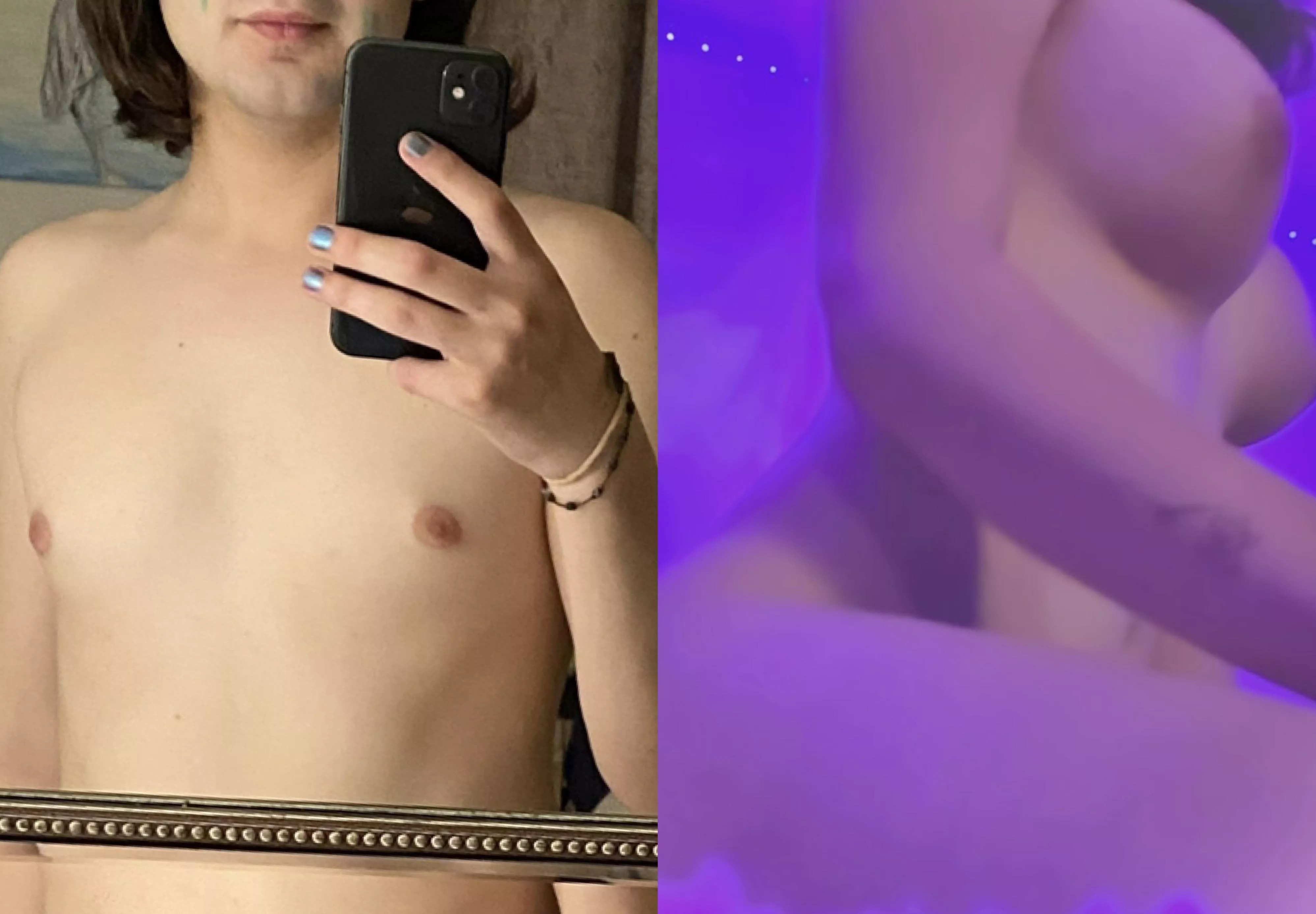 (TS) | 2021: “I wonder what It feels like to paint my nails 🤔” …. 2023: “I wonder if daddy would fuck me more if I went up to 1000cc 🥰”