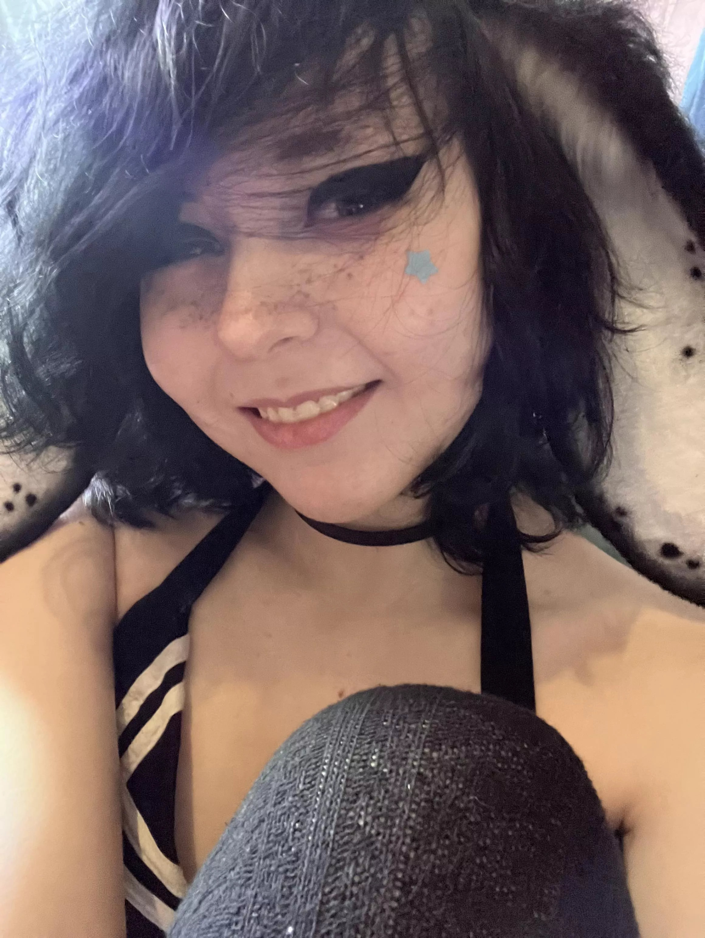 What do you mean this is too much eyeliner?