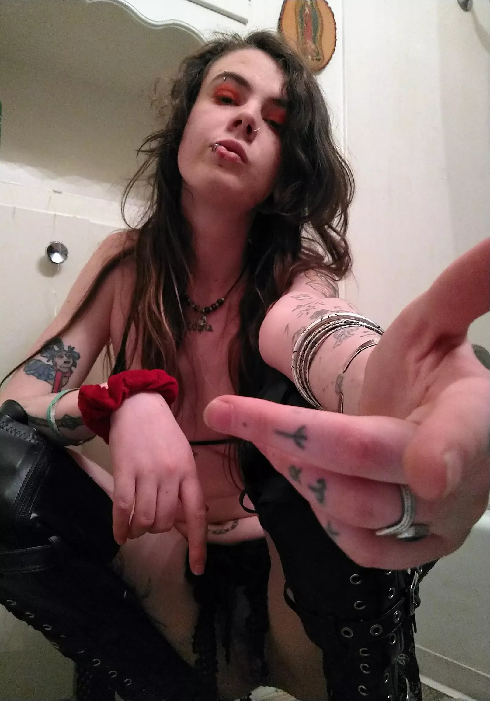 Worship Me, worm. [domme]