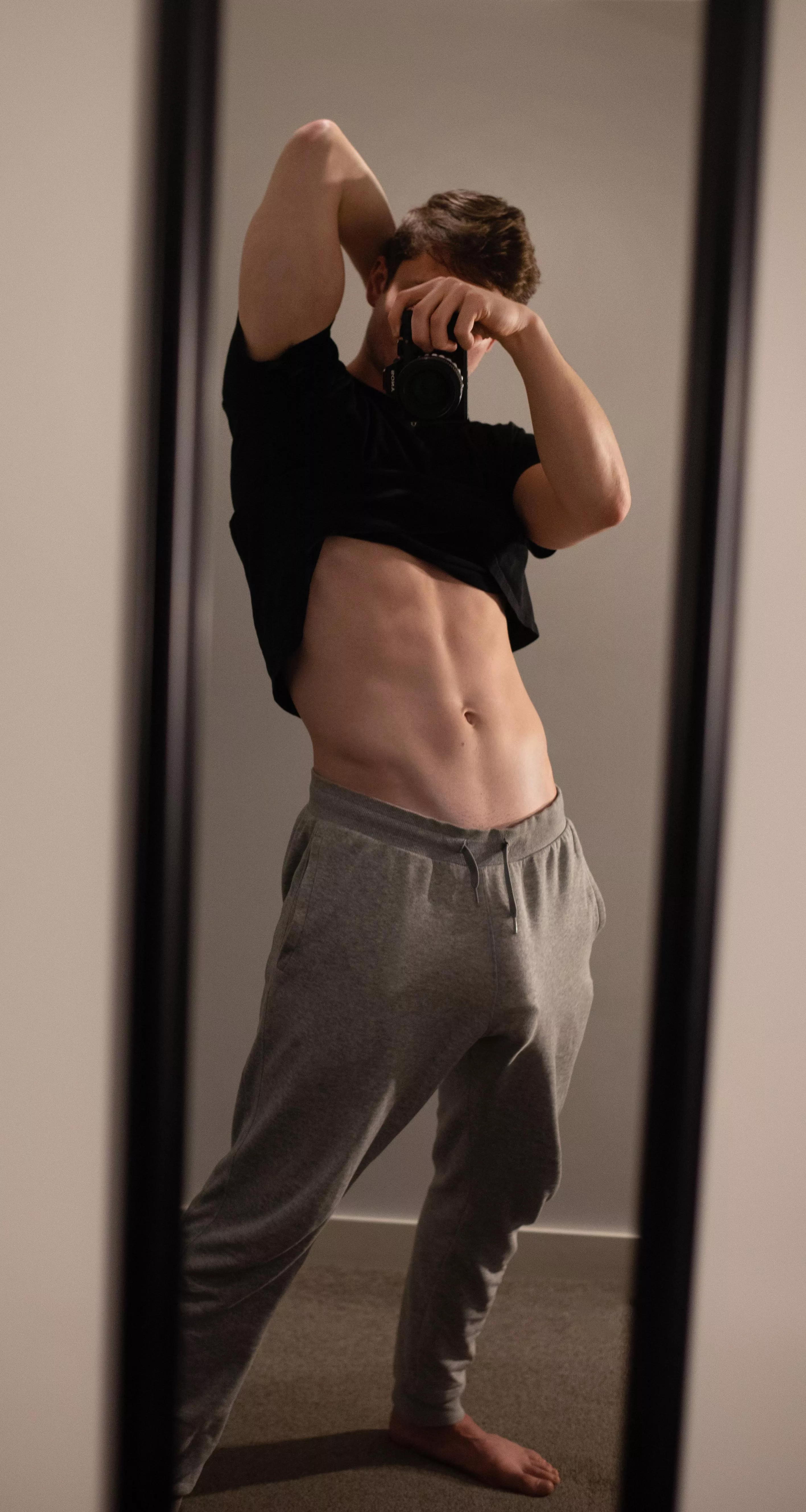 Worship this big alpha bulge in your face