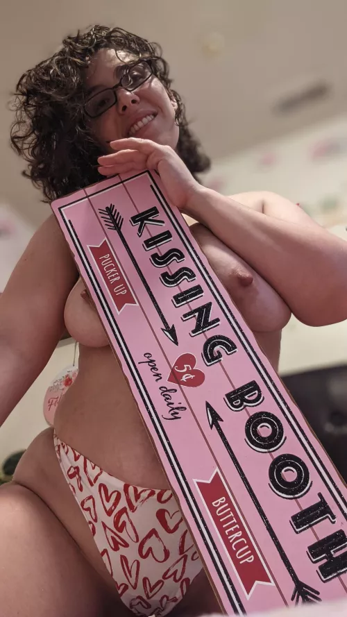 You can kiss anywhere you can see. Choose wisely