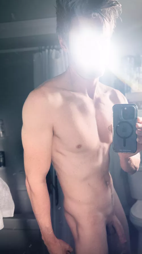 About to hop in the shower....