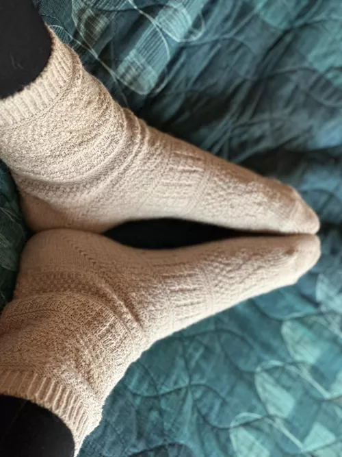 Cozy socks on this chilly morning