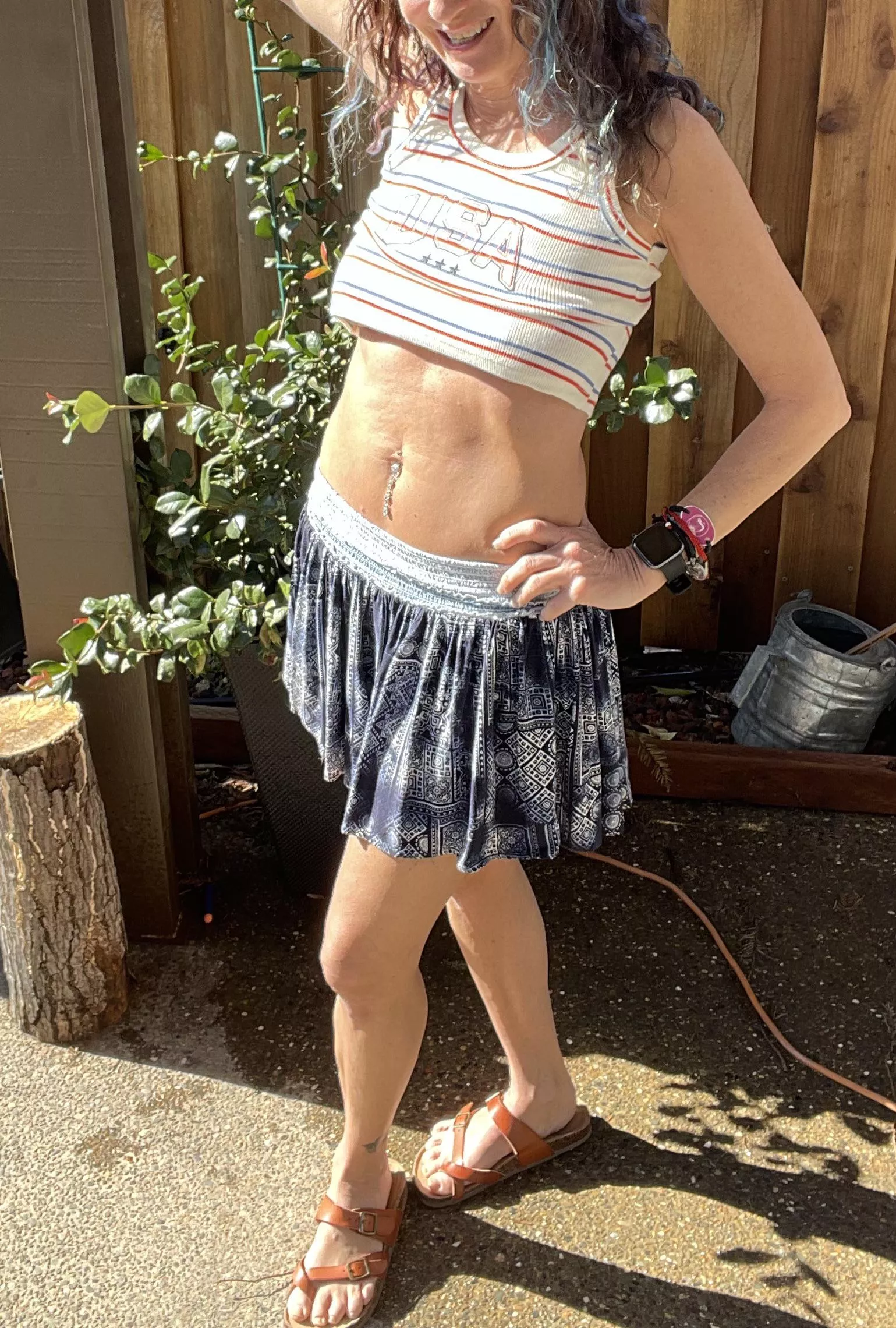 Enjoying the nice weather!