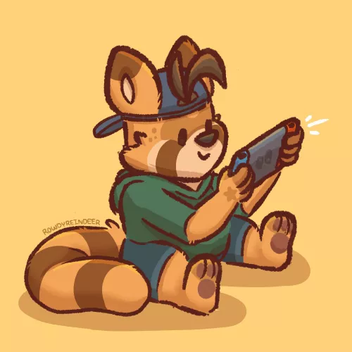 Gaming Goober (art by me)