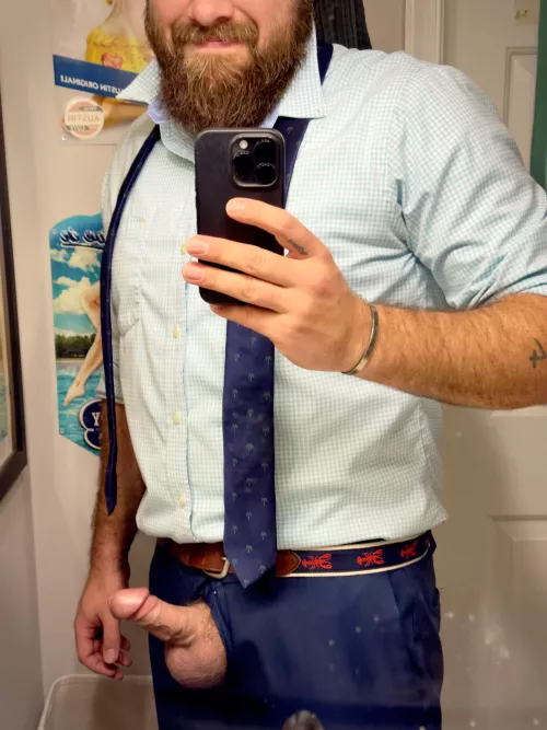 Getting ready for work