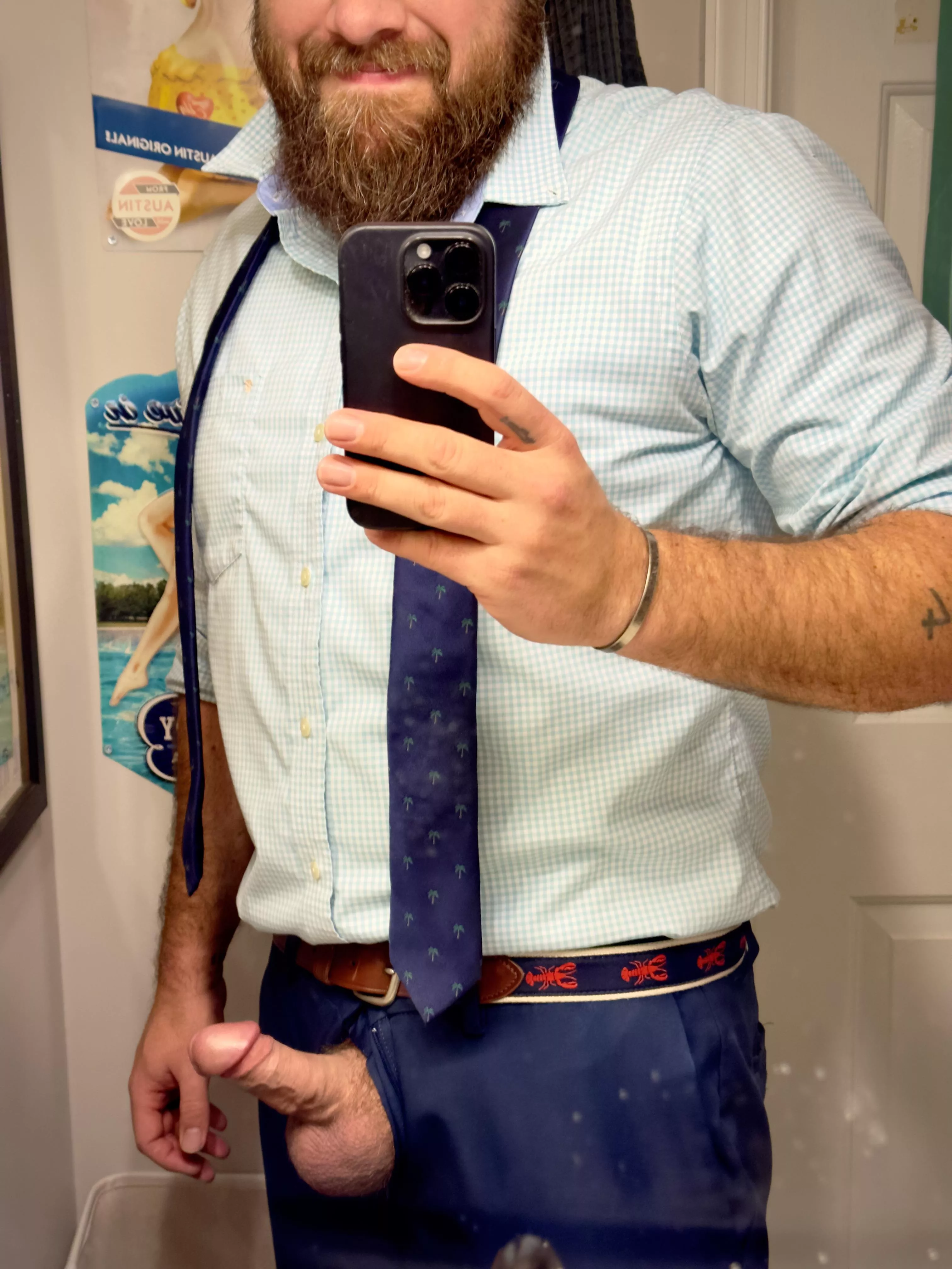 Getting ready for work