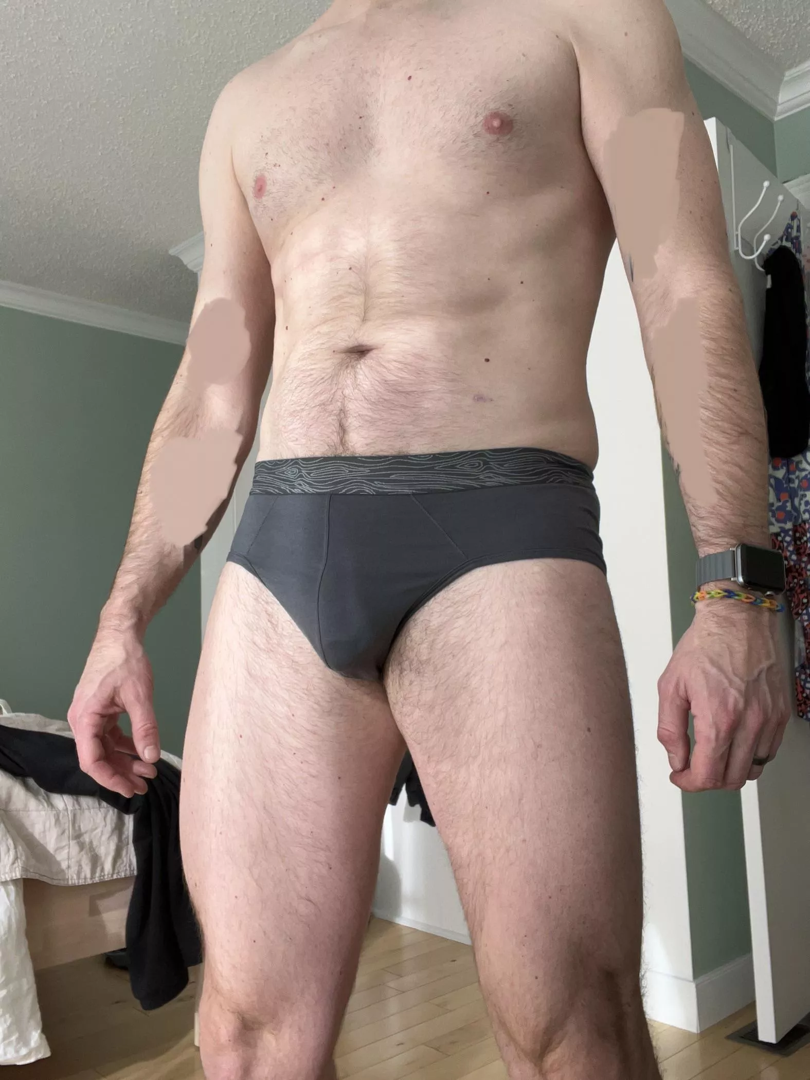 Grey briefs