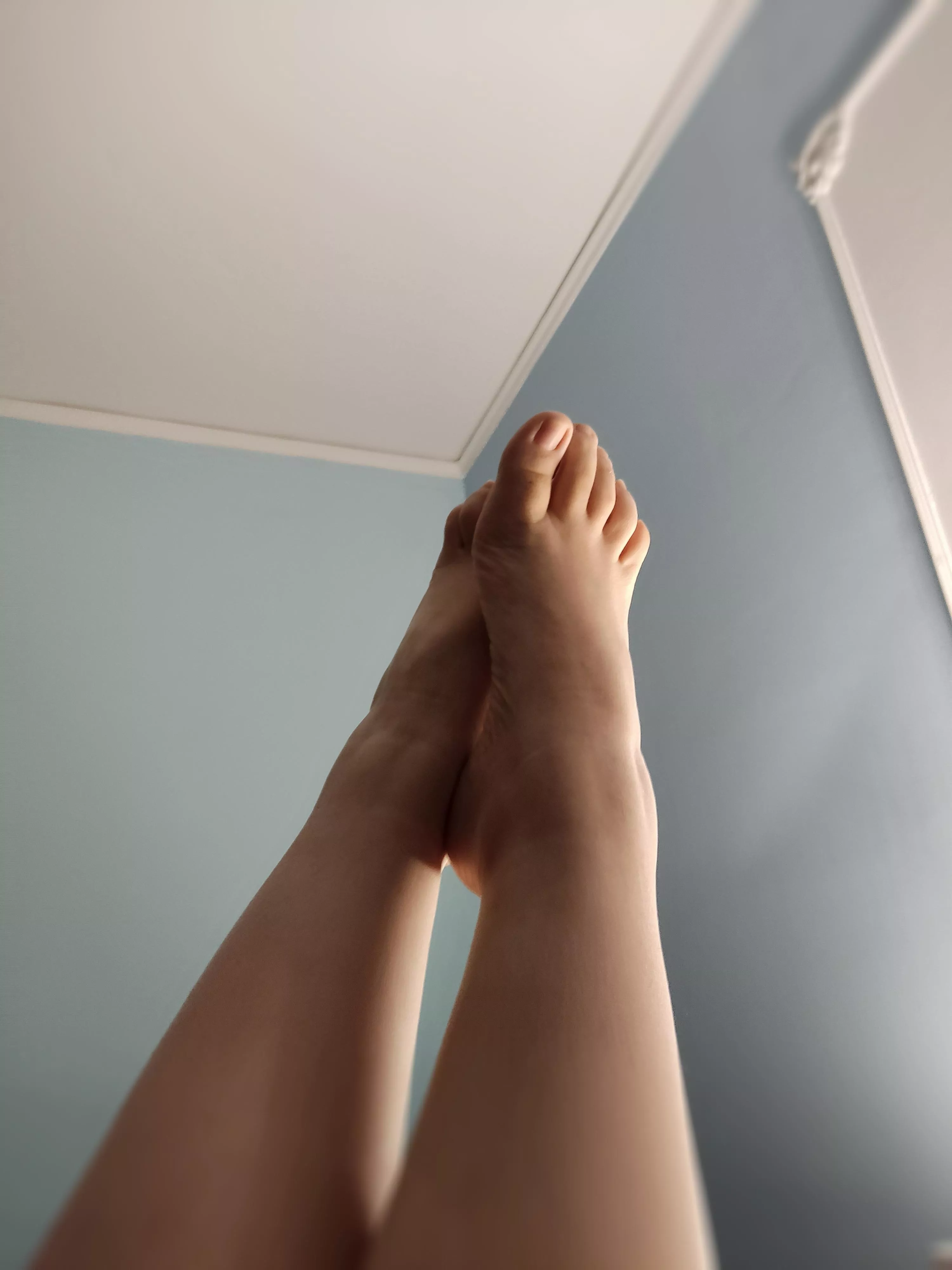 I'm like this right now...will you eat my pussy first?