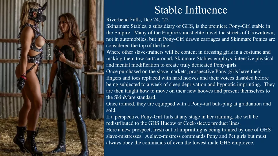 Inside the Empire Pt 12 (Specialty cunts)