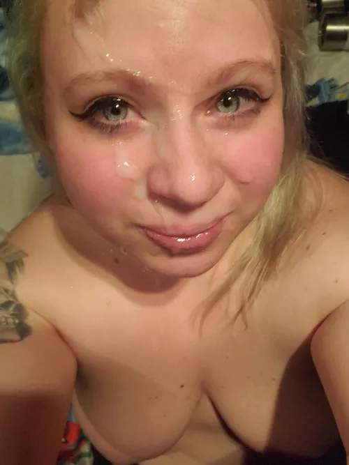 Last nights fun! 4th facial in 4 days by 4 different guys ☺️