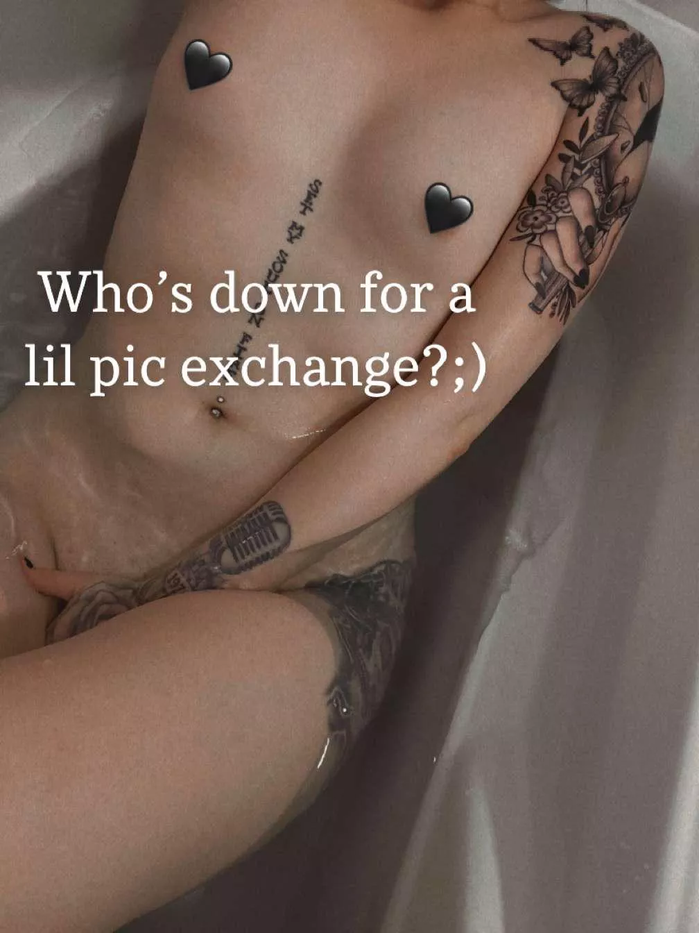 new tattoo & same cute tits ;)