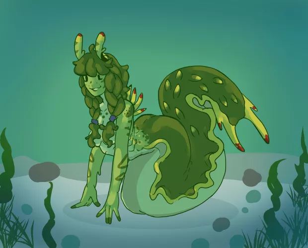 [OC] Nudibranch Mermaid