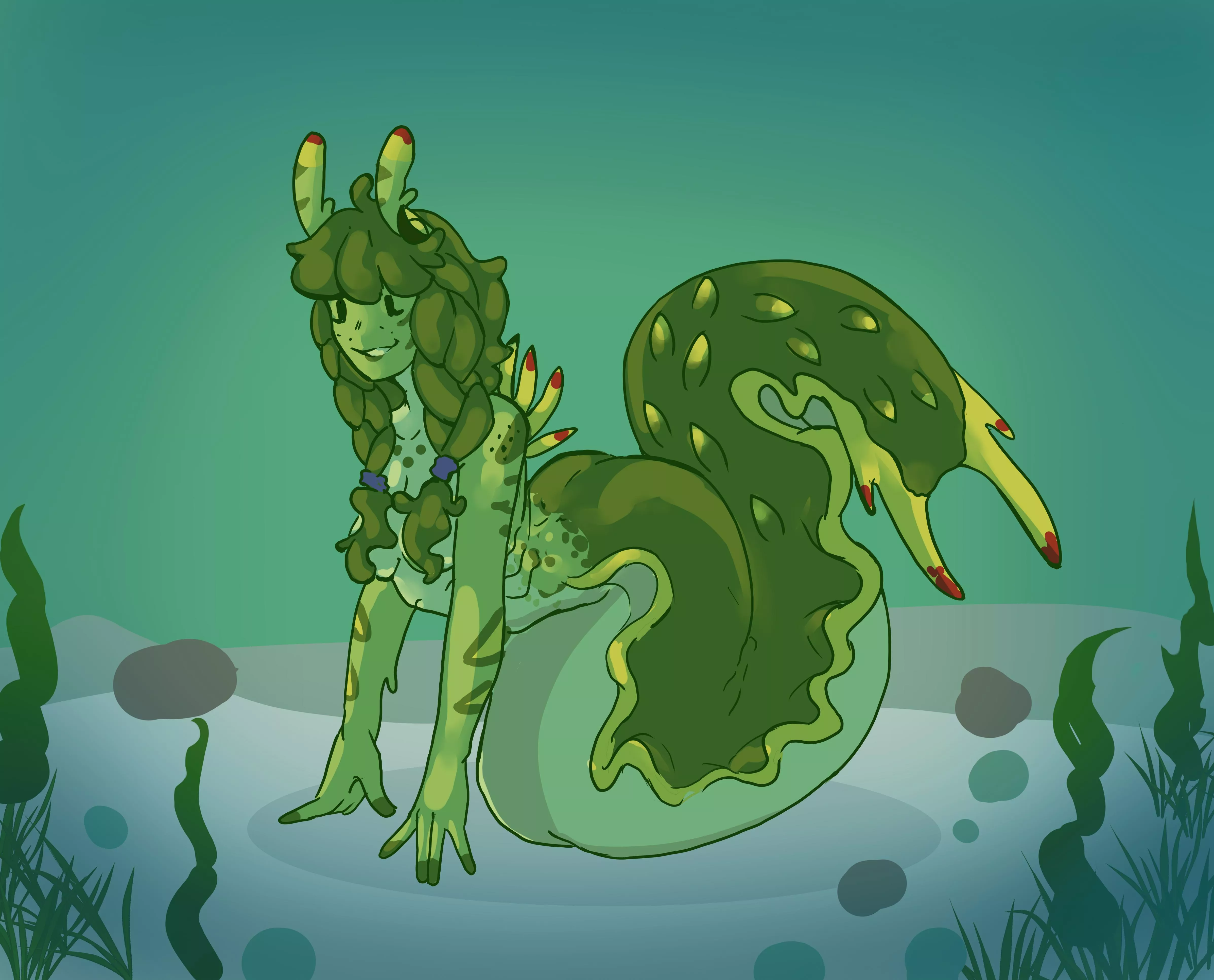 [OC] Nudibranch Mermaid