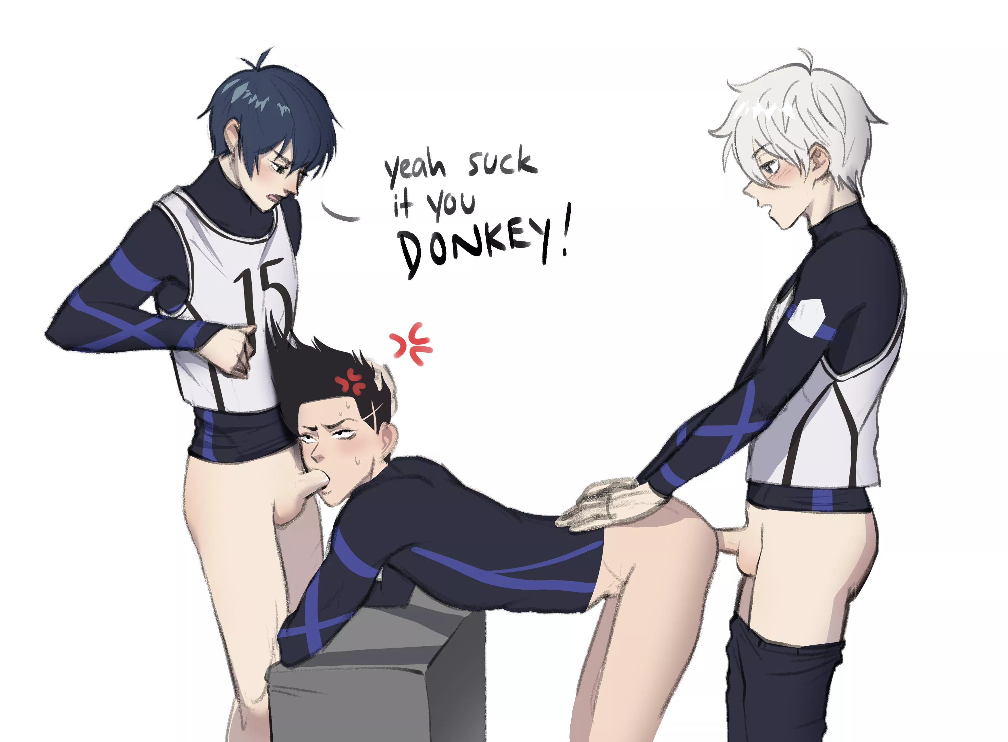 [original] 🤭🤭 Barou's punishment for being useless hehe