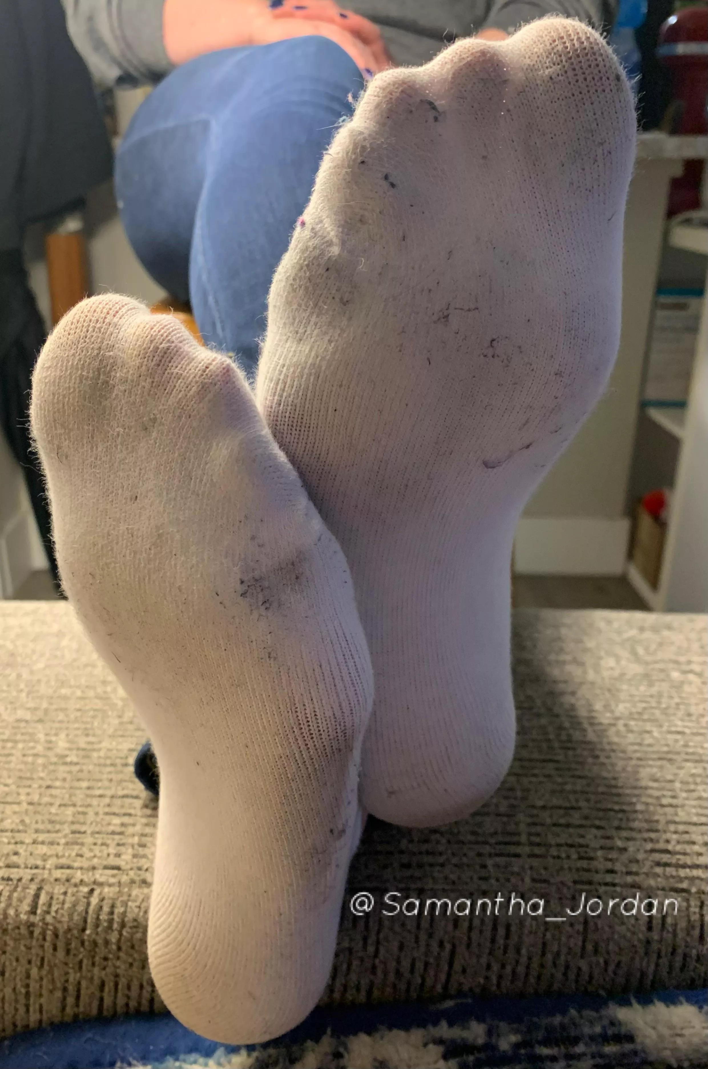 Smelly white socks really rock!