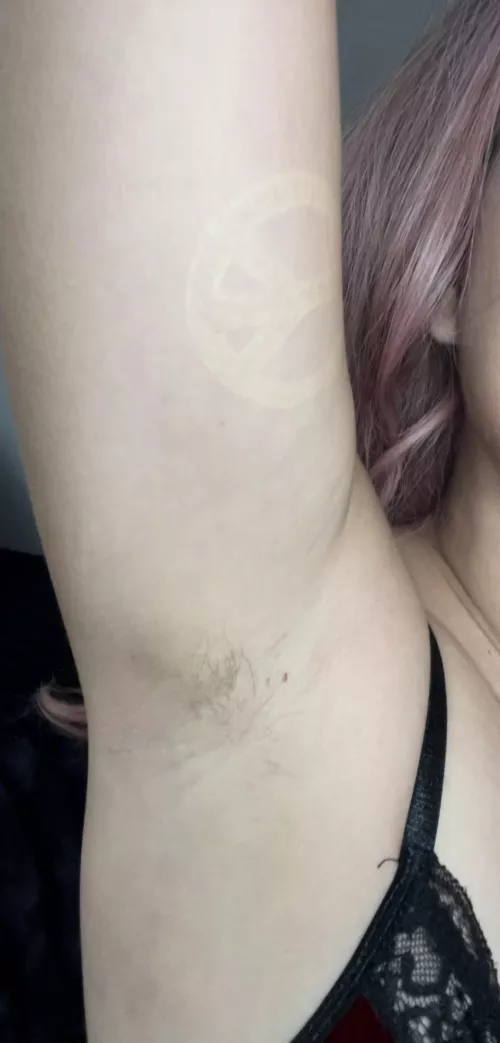 Stick out your tongue and clean the sweat off of my pits