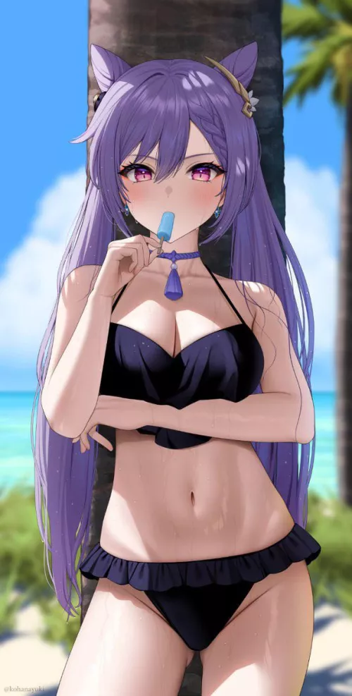 Summer body Keqing [Genshin Impact]