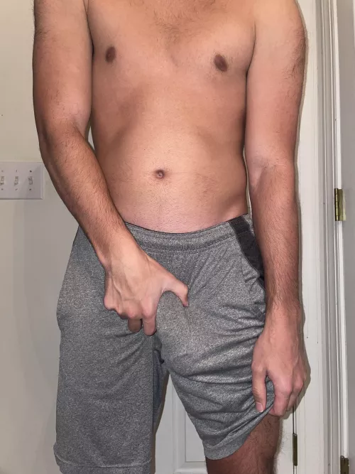 These shorts hide it well