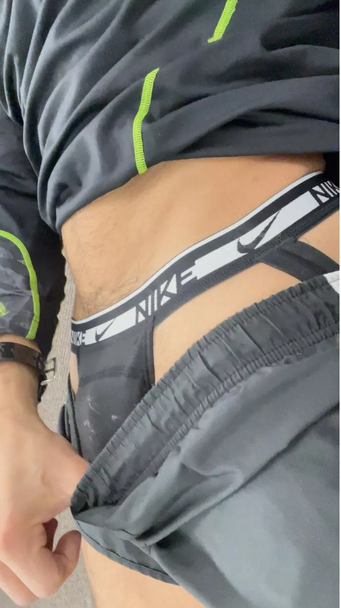 When it keeps getting hard during work out