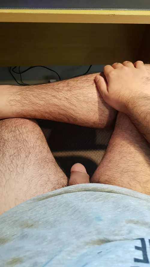 who's going between my thighs?