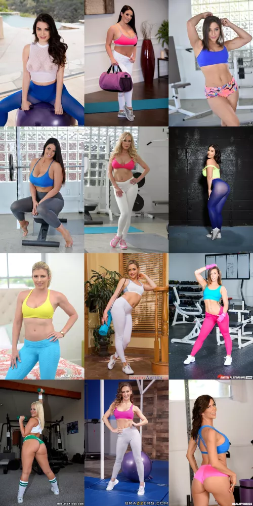 You signed up for a gym and they ask if you want a personal trainer. You say yes and they give you these options. Who are you picking as your trainer?