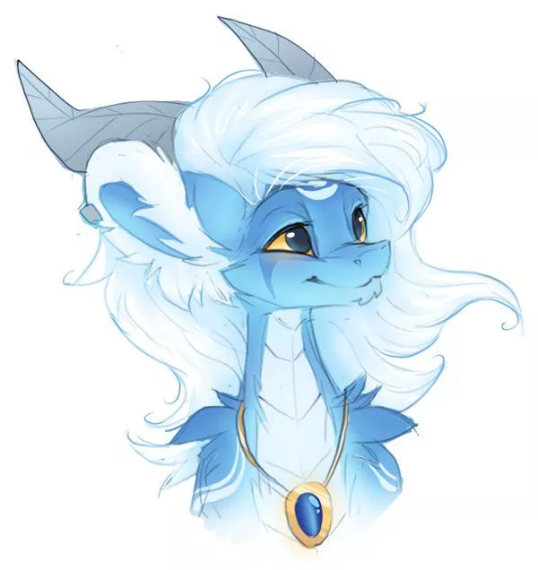 Headshot Sketch (art + character by me)