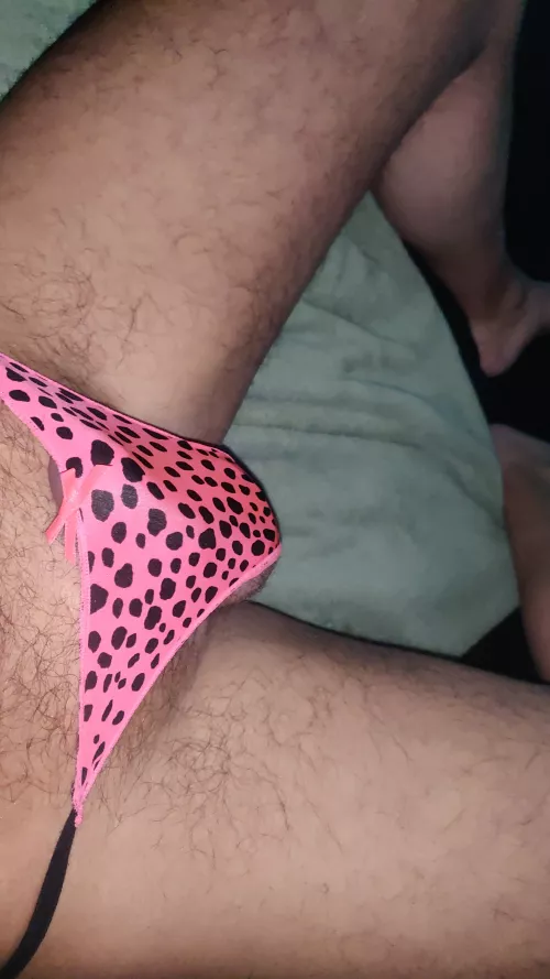 I have a plug in and g-string on