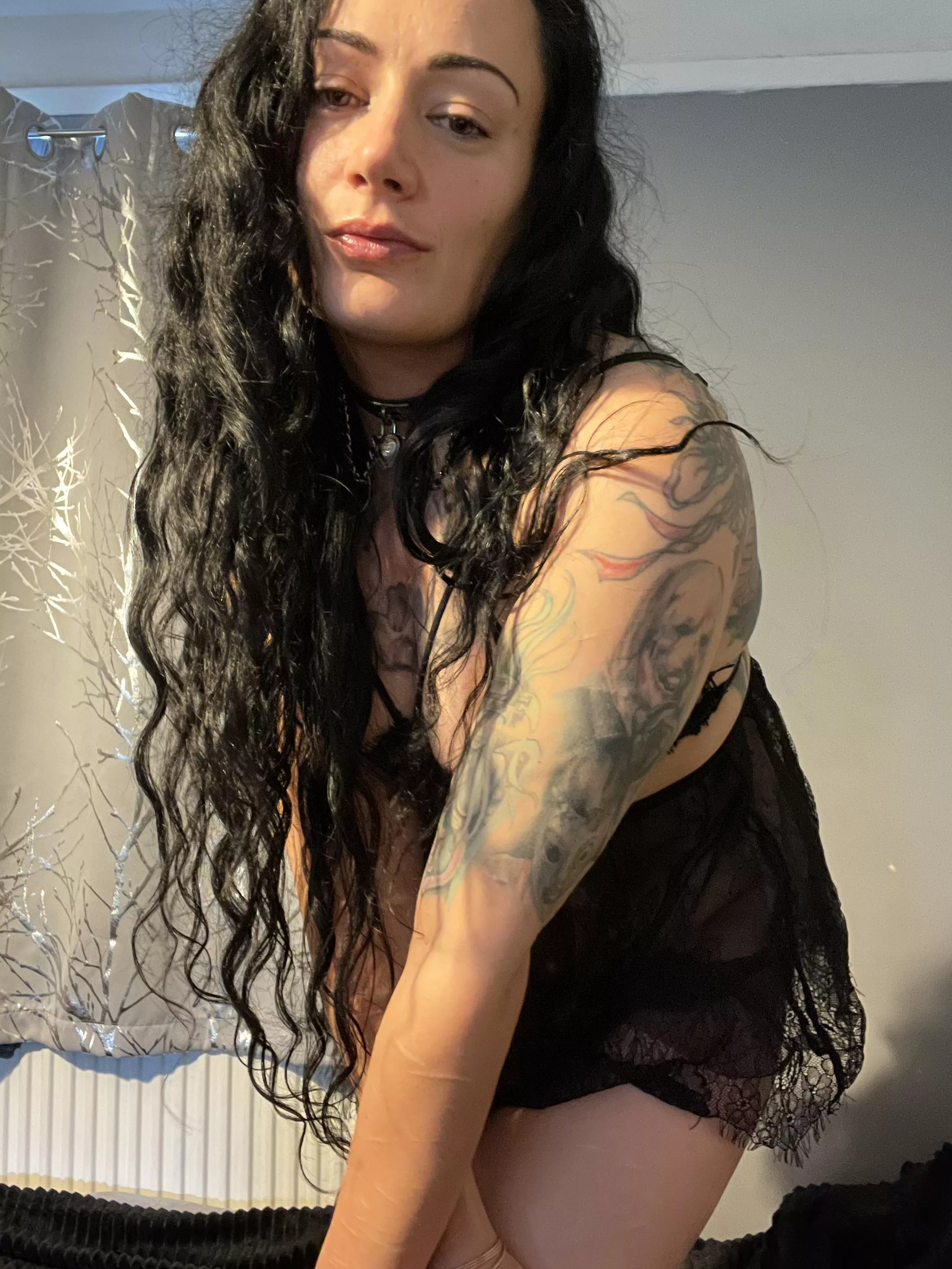 I want to feel your touch around my throat