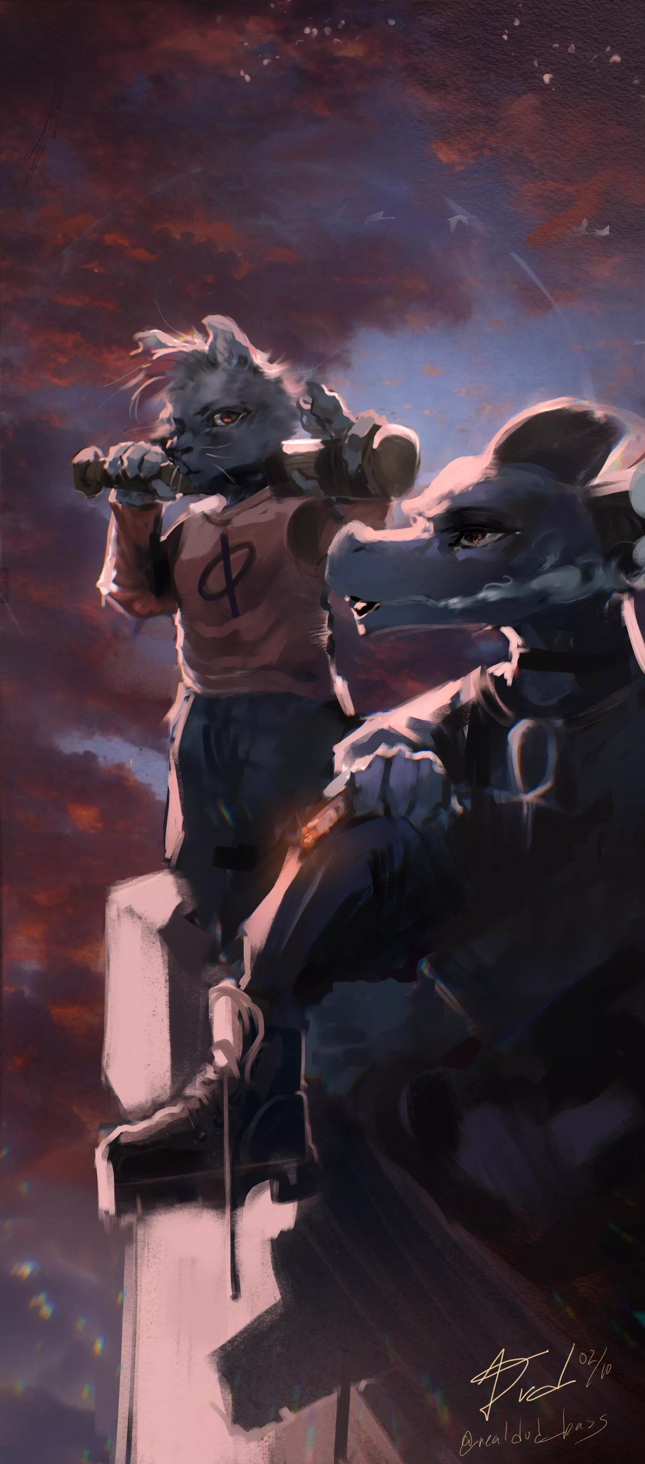 Mae and Bea (Art by me)