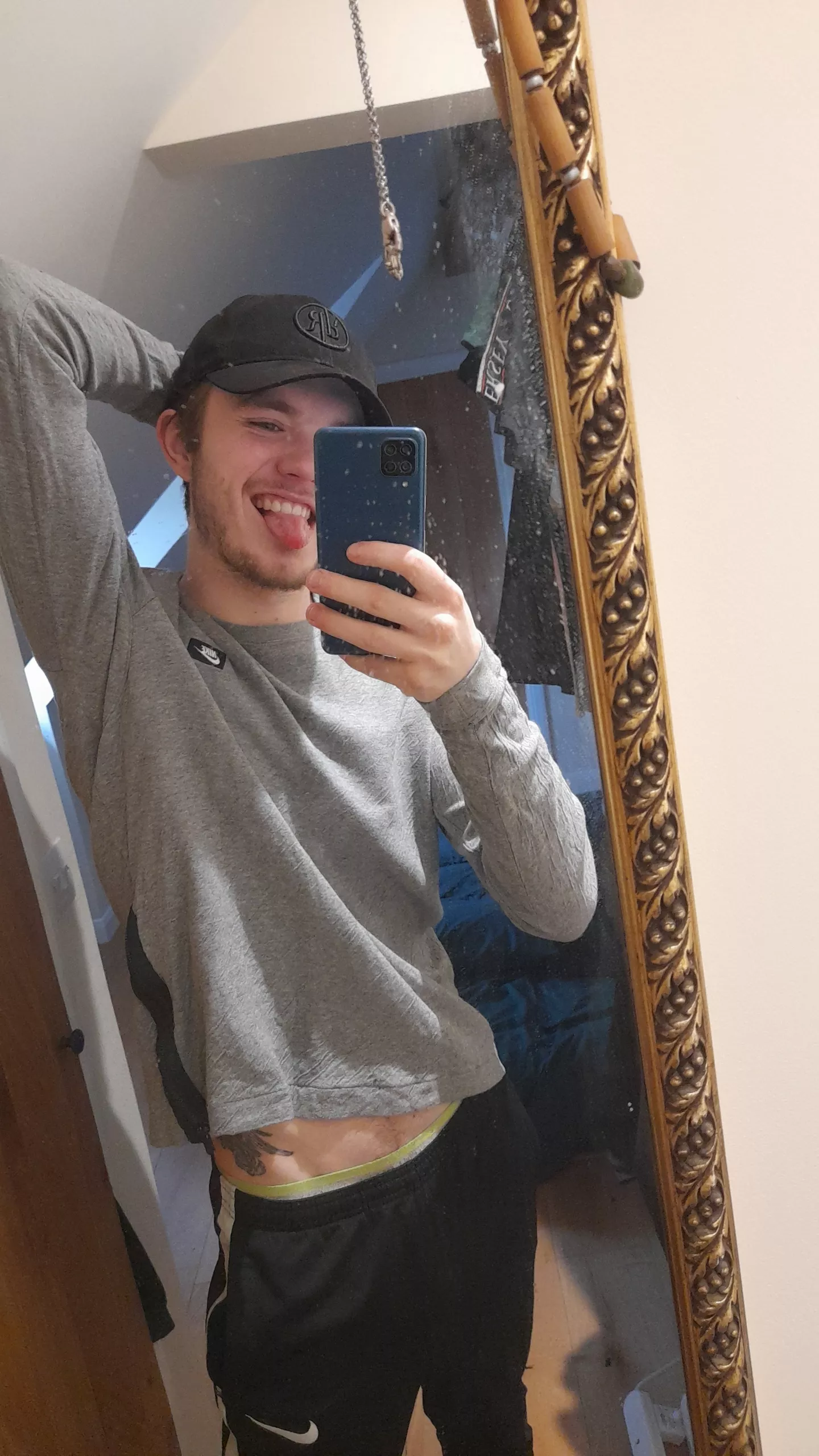 Messy hair day? Hide it with a hat π
 Messy hair day? Hide it with a hat π