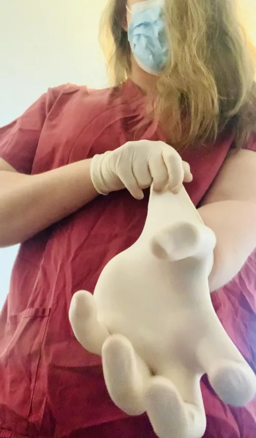 *snap* Bend over for me now…