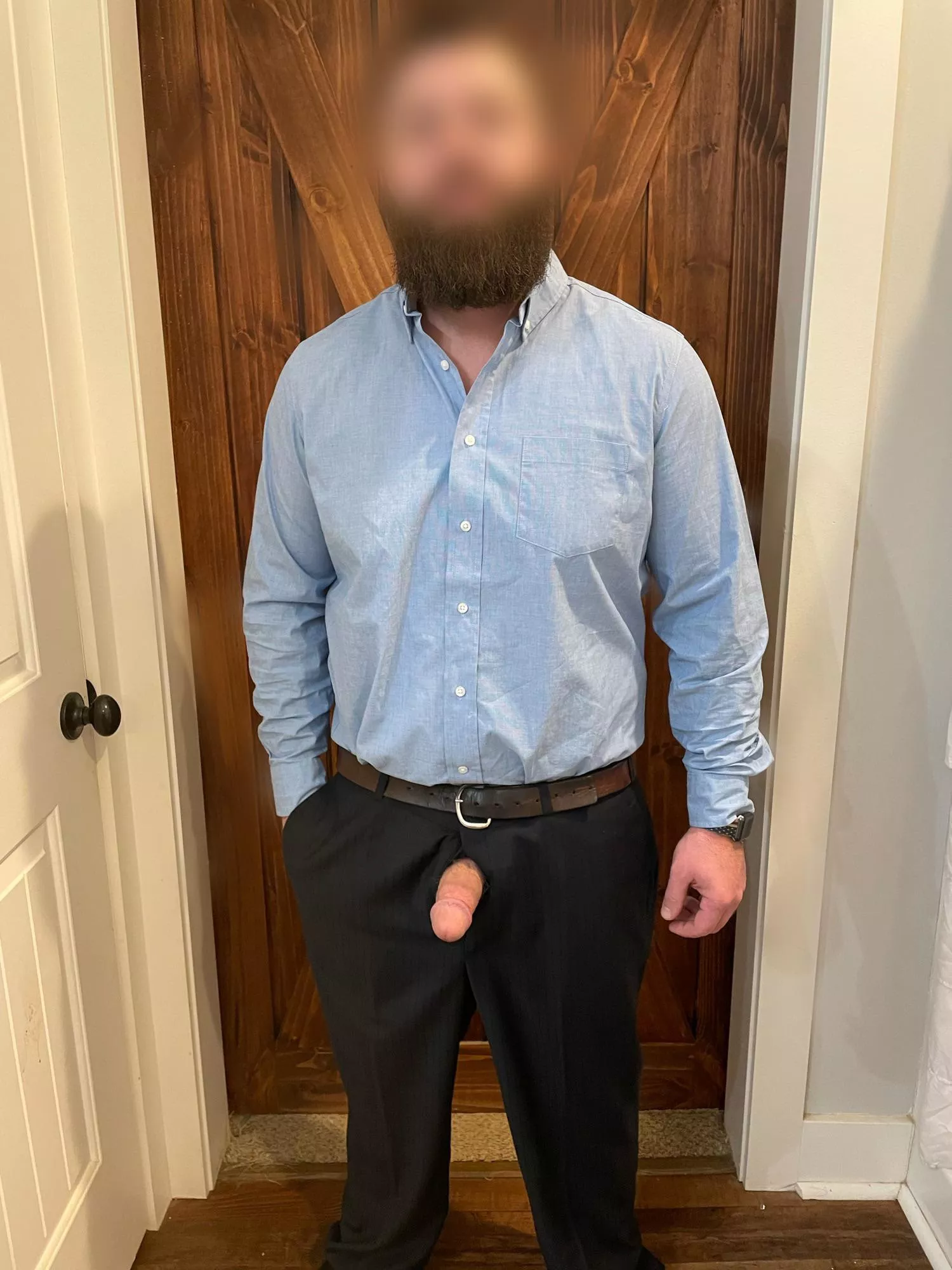 This handyman is ready for date night, unless you want to stay in.