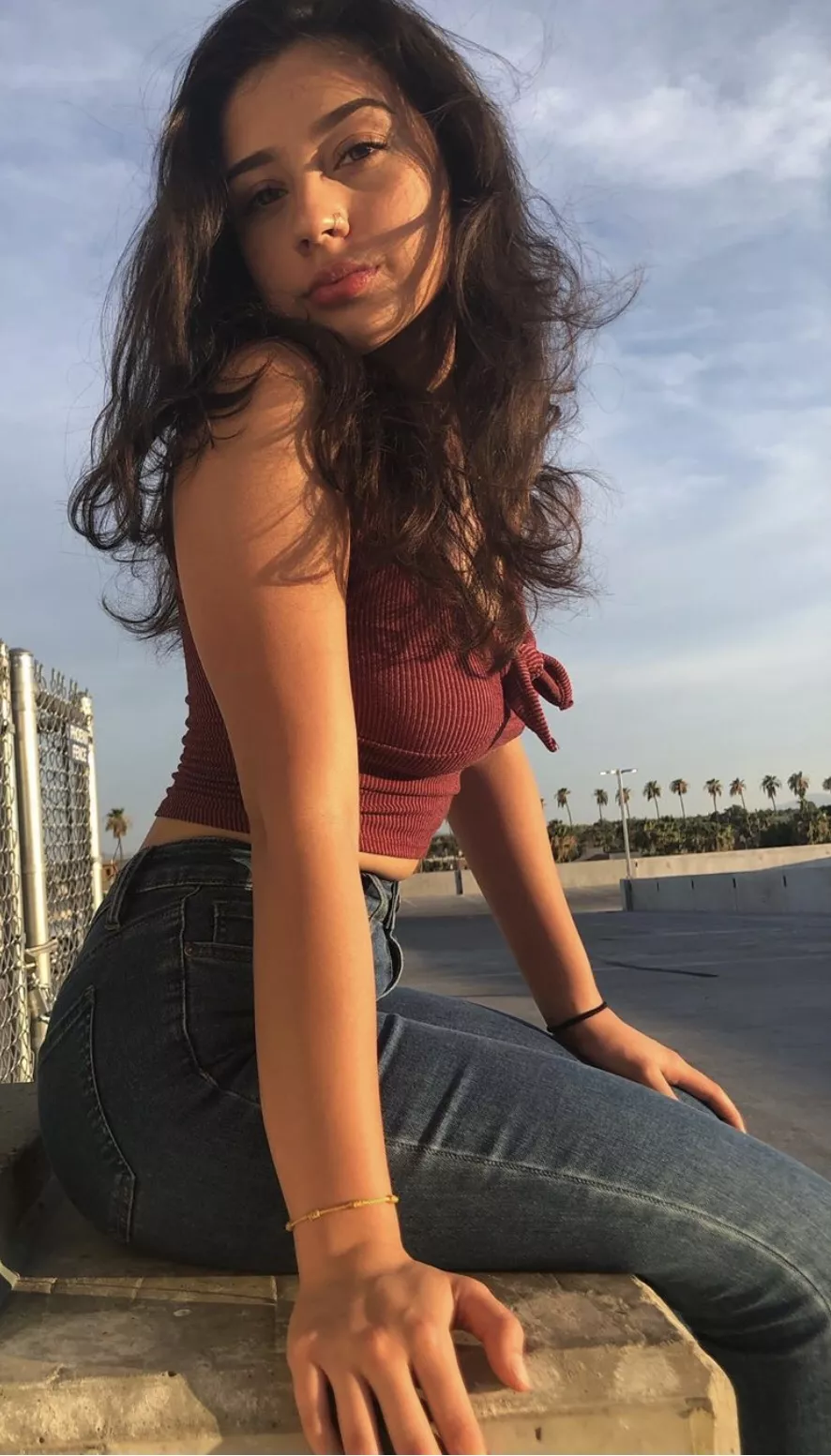 Tight jeans
