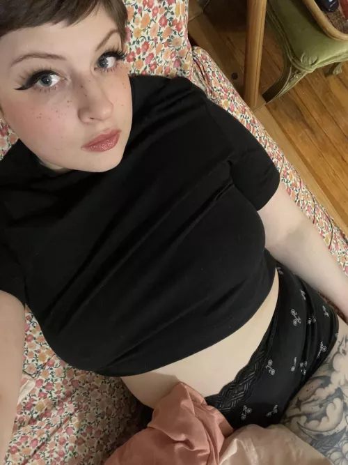 Wearing little bike undies